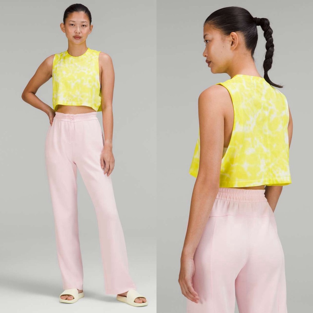 NWT Lululemon All Yours Crop Tank *Tie Dye